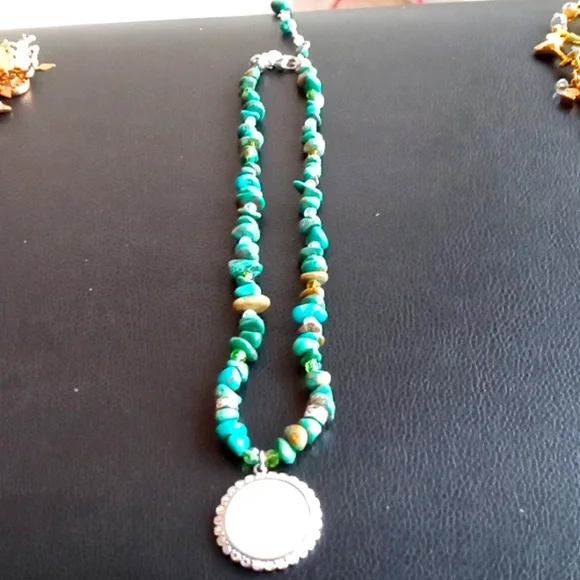 KIRKS FOLLY SEAVIEW MOON WITH TURQUOISE NECKLACE - Picture 4 of 6